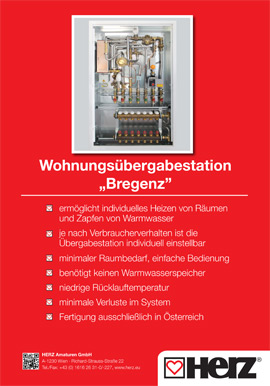 Wohnungsübergabestation "Bregenz"